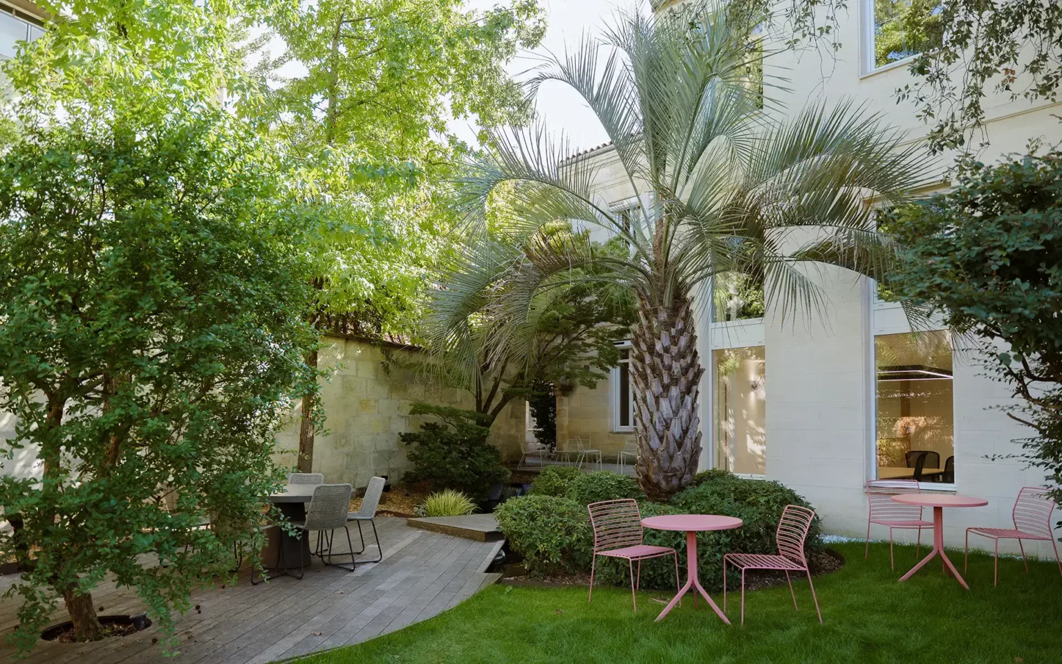 Coworking jardin Bordeaux Omniia