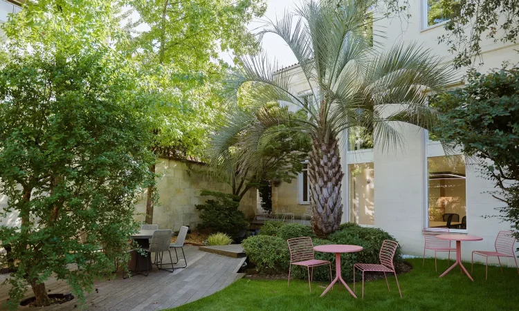 Coworking jardin Bordeaux Omniia